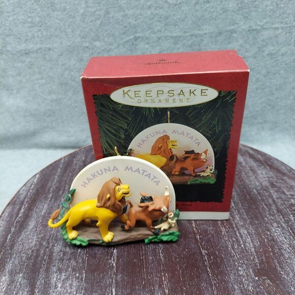 Hakuna Matata Lion King Characters Collectible Display Ornament - Picture 8 of 8